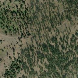 Satellite imagery of Elk Creek Barite Mine, US