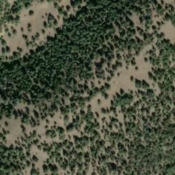 Satellite imagery of Elk Creek Barite Mine, US