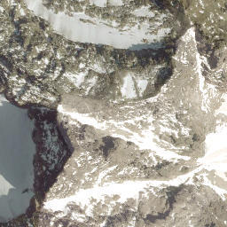 Satellite imagery of Piz Buin, AT