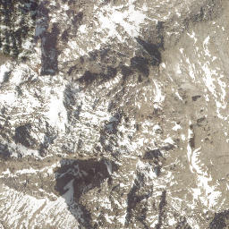 Satellite imagery of Piz Buin, AT
