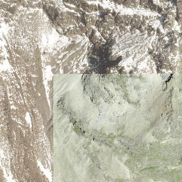 Satellite imagery of Piz Buin, AT