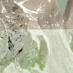 Satellite imagery of Piz Buin, AT