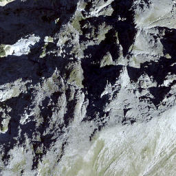 Satellite imagery of Piz Ajüz, CH