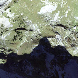 Satellite imagery of Nünalphorn, CH