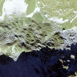 Satellite imagery of Nünalphorn, CH