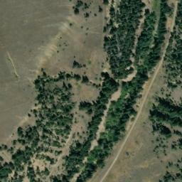 Satellite imagery of Piegan Placer Mine, US