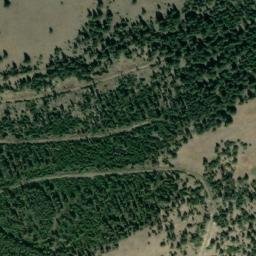 Satellite imagery of Piegan Placer Mine, US
