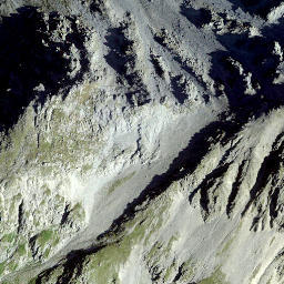 Satellite imagery of Piz Gliems, CH