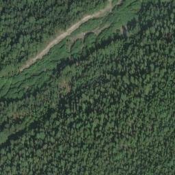 Satellite imagery of Rampart Ridge, US