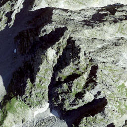 Satellite imagery of Piz Curtin, CH