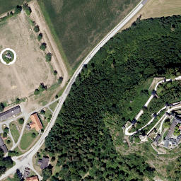 Satellite imagery of Hochosterwitz Castle, AT