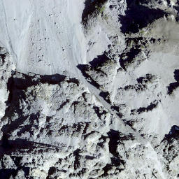 Satellite imagery of Piz Madlain, CH