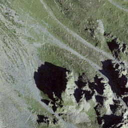 Satellite imagery of Piz Macun, CH