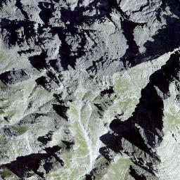 Satellite imagery of Piz Pradatsch, CH
