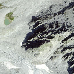 Satellite imagery of Piz Ault, CH