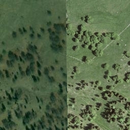Satellite imagery of cairn, FR