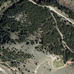 Satellite imagery of King Tut Mine, US