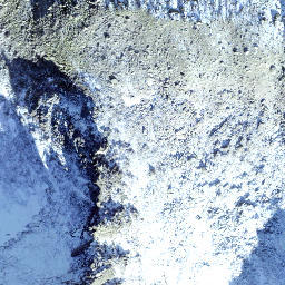 Satellite imagery of Spitzberg, CH