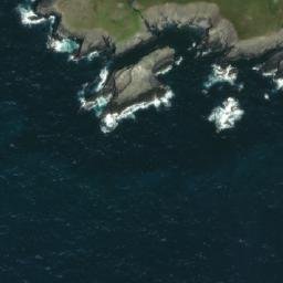 Satellite imagery of French Mistaken Point, CA