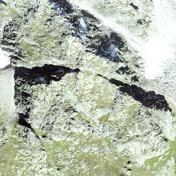 Satellite imagery of Spitzberg, CH