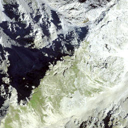 Satellite imagery of Piz Toissa, CH