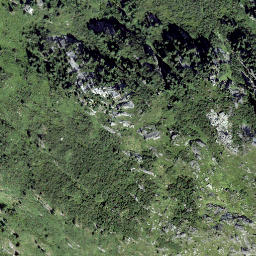 Satellite imagery of Piz Curvet, CH