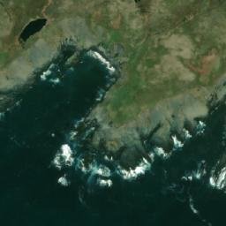 Satellite imagery of Cape Freels, CA