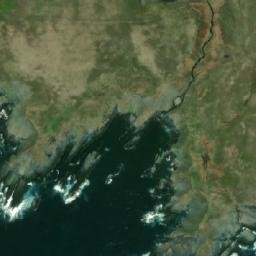 Satellite imagery of Cape Freels, CA