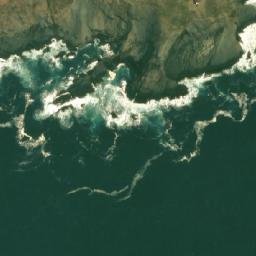 Satellite imagery of Cape Pine, CA