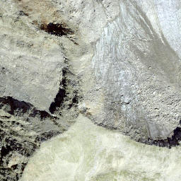 Satellite imagery of Fuorcla Davos Glatschers, CH