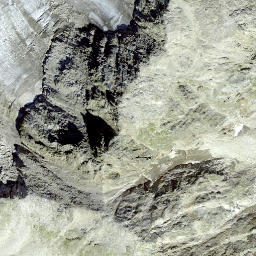 Satellite imagery of Fuorcla Davos Glatschers, CH