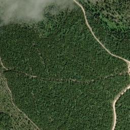 Satellite imagery of Bitterroot Divide, US
