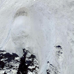 Satellite imagery of Piz Murtaröl, CH