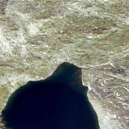 Satellite imagery of Punta Negra, CH