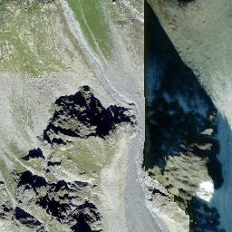 Satellite imagery of Piz Bial, CH