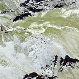 Satellite imagery of Piz Praveder, CH