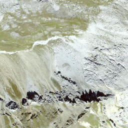Satellite imagery of Piz Praveder, CH