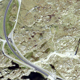Satellite imagery of Saint Gotthard Pass, CH
