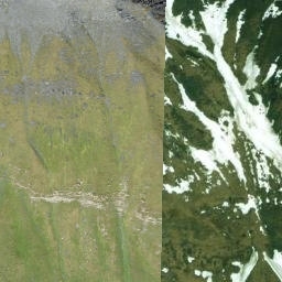 Satellite imagery of Punta del Corvo, CH