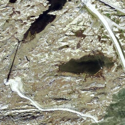 Satellite imagery of Saint Gotthard Pass, CH