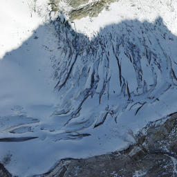 Satellite imagery of Oberaarhorn, CH