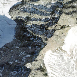 Satellite imagery of Oberaarhorn, CH