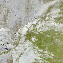 Satellite imagery of Piz Mez, CH