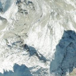 Satellite imagery of Piz Saluver, CH