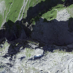 Satellite imagery of Oeschinengrat, CH