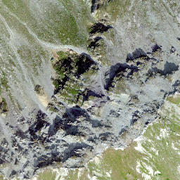 Satellite imagery of Piz Cugnets, CH