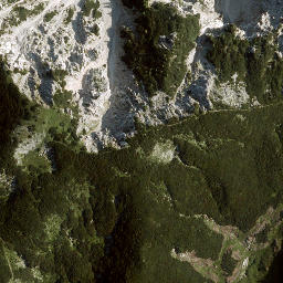 Satellite imagery of Kordeževa Glava, AT