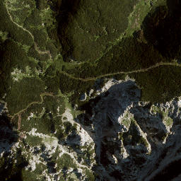 Satellite imagery of Kordeževa Glava, AT