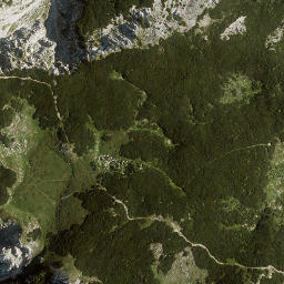 Satellite imagery of Kordeževa Glava, AT
