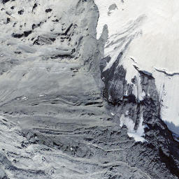 Satellite imagery of Blüemlisalphorn, CH